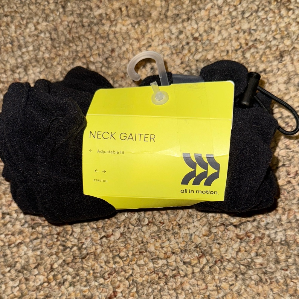 All in Motion Black Neck Gaiter